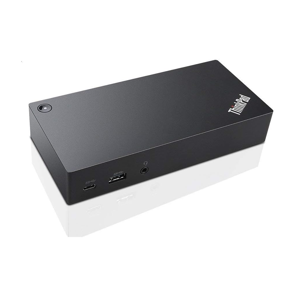 Lenovo ThinkPad USB-C Dock 40A9 front angle view - refurbished docking station Canada Vaughan Ontario