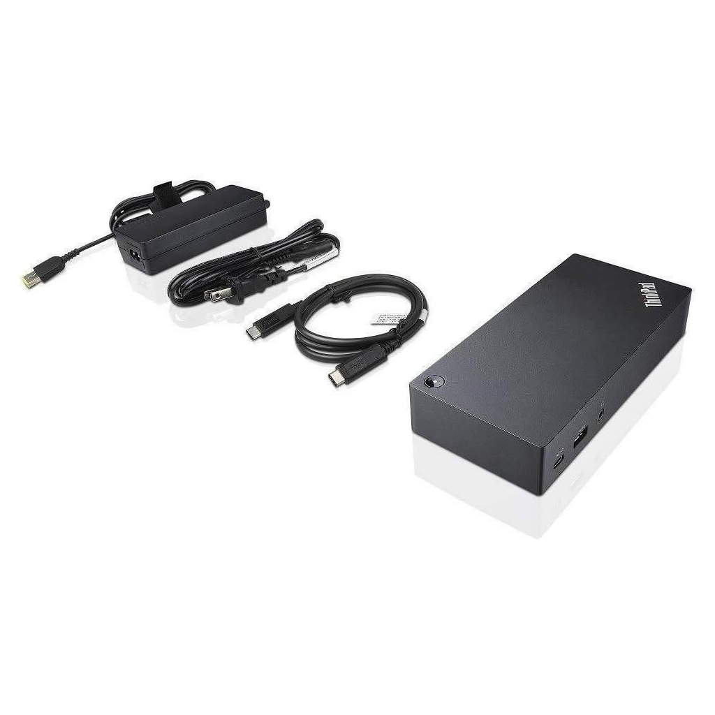 Lenovo ThinkPad USB-C Dock 40A9 rear ports DisplayPort VGA Ethernet USB - refurbished dock Canada Vaughan Ontario