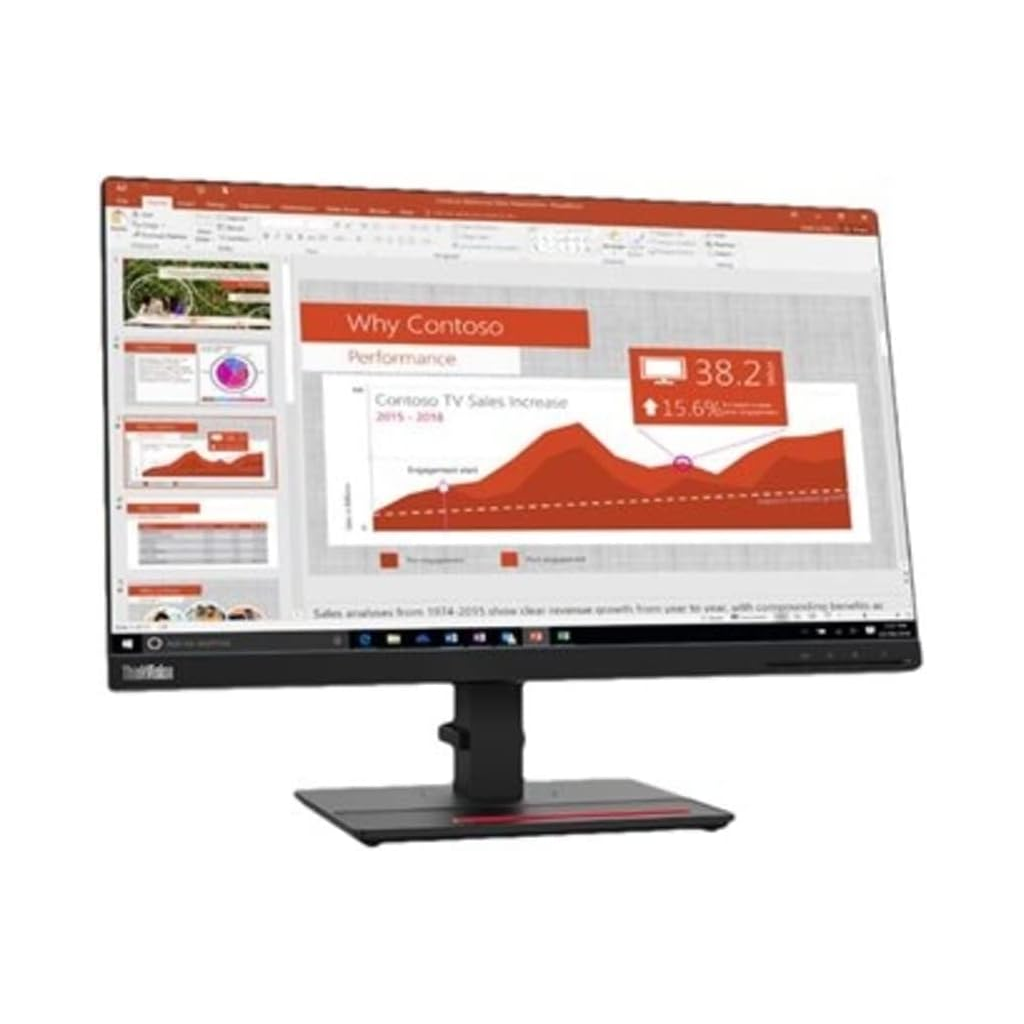 Lenovo ThinkVision T24i-20 monitor angled screen view - Full HD IPS refurbished Canada Vaughan Ontario
