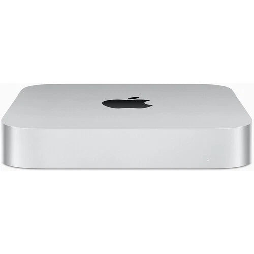 Mac mini 2023 top view with Apple logo