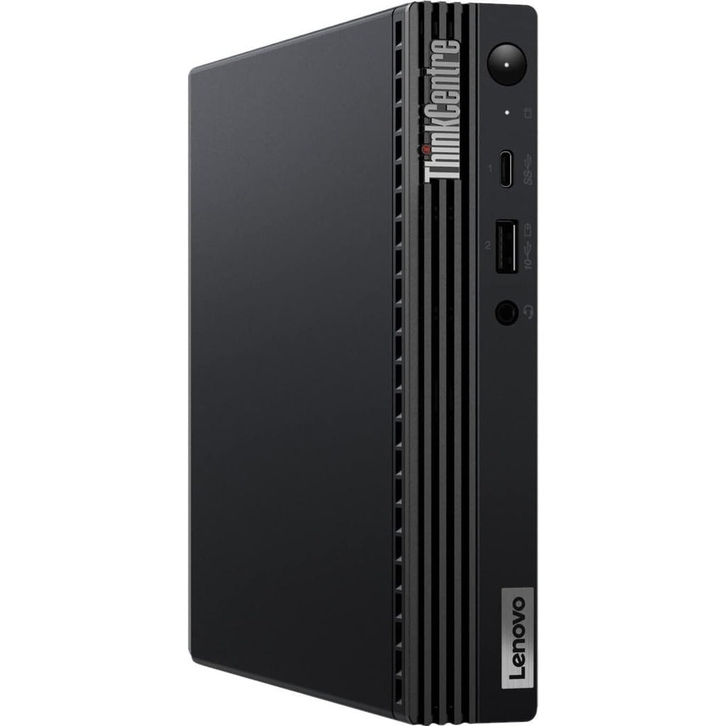 Lenovo ThinkCentre M70q Gen 1 rear port diagram showing DisplayPort, HDMI, USB, and Ethernet