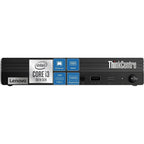 Lenovo ThinkCentre M70q Gen 1 front port diagram showing headphone jack, USB, and power button