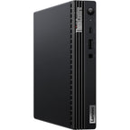 Lenovo ThinkCentre M70q Gen 2 rear port diagram showing DisplayPort, HDMI, USB, VGA, serial, and Ethernet