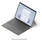 Microsoft Surface Pro 9 front angled view with keyboard - detachable keyboard 2 in 1 laptop Canada Vaughan Ontario