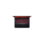 Acer Nitro 5 gaming laptop keyboard close-up bilingual English French layout top down