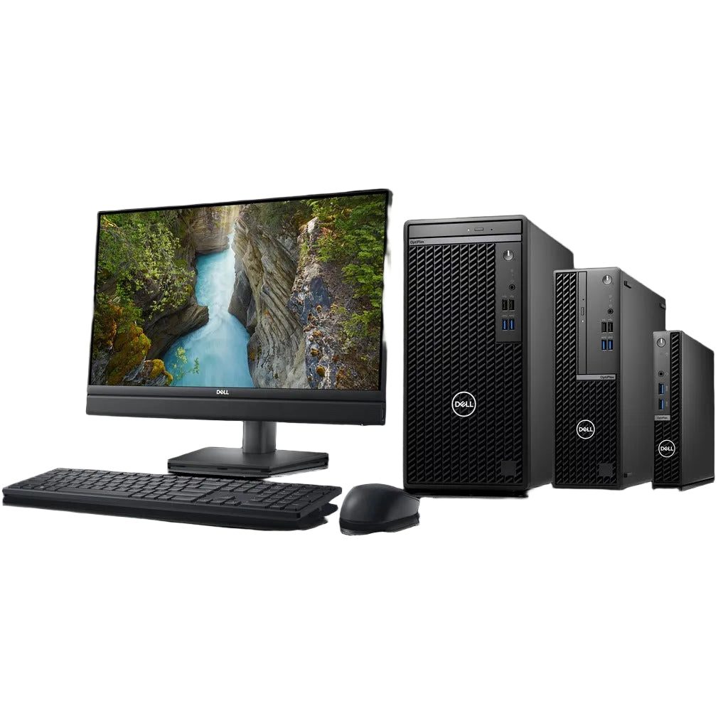 Dell OptiPlex 7010 Micro tiny desktop front angled view