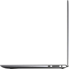 Dell Precision 5560 open side view keyboard and display
