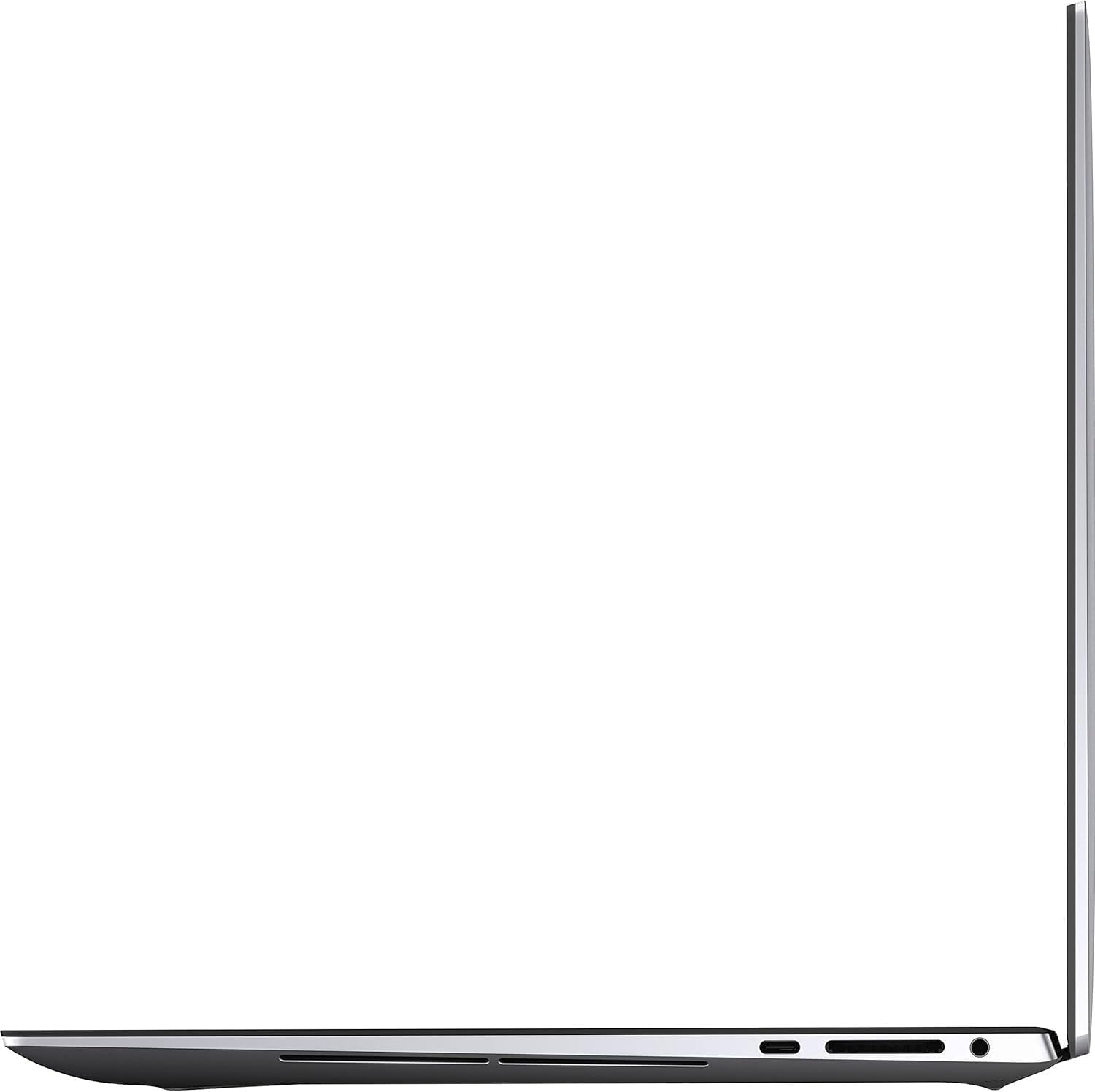 Dell Precision 5560 open side view keyboard and display