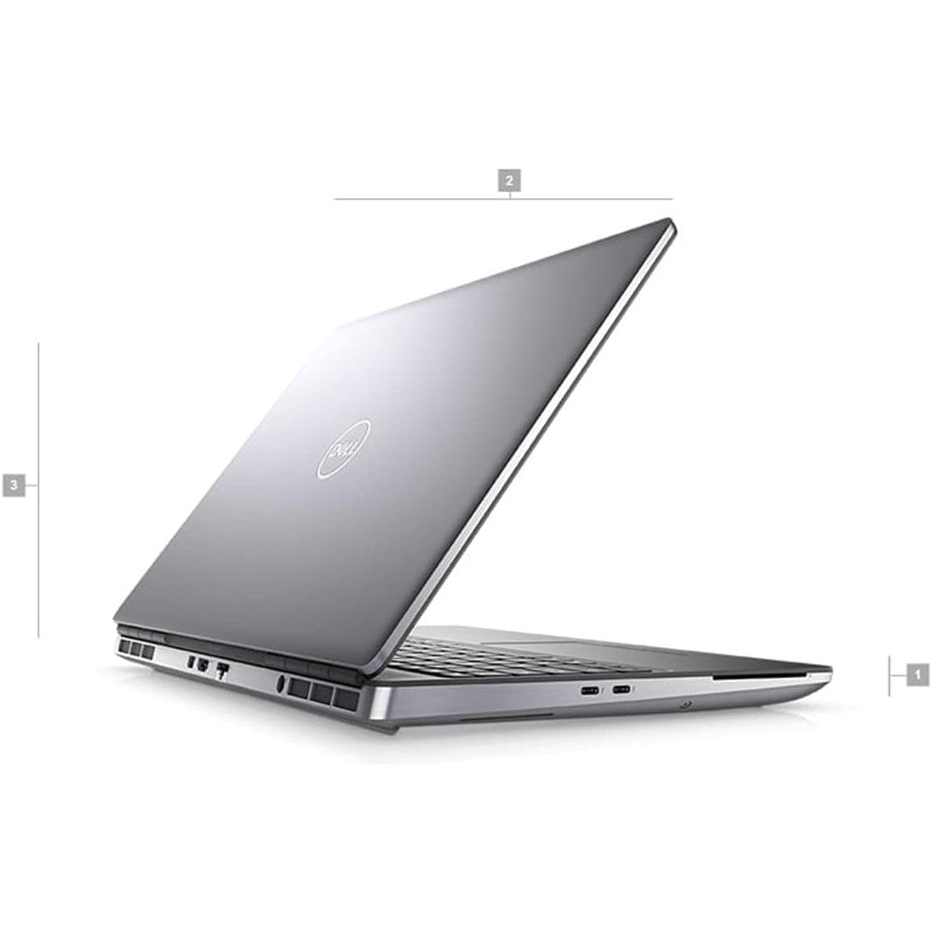 Dell Precision 7560 15.6 inch mobile workstation laptop back cover opened