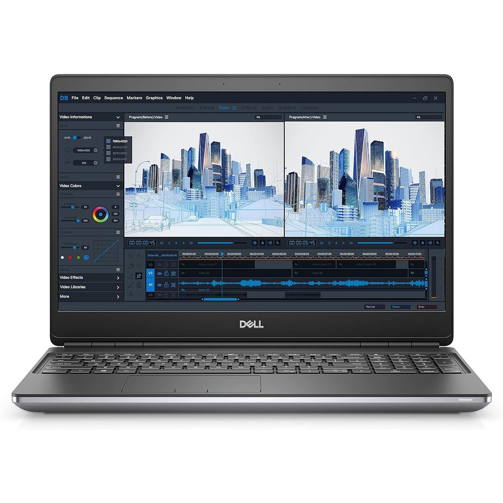 Dell Precision 7560 15.6 inch mobile workstation laptop open view