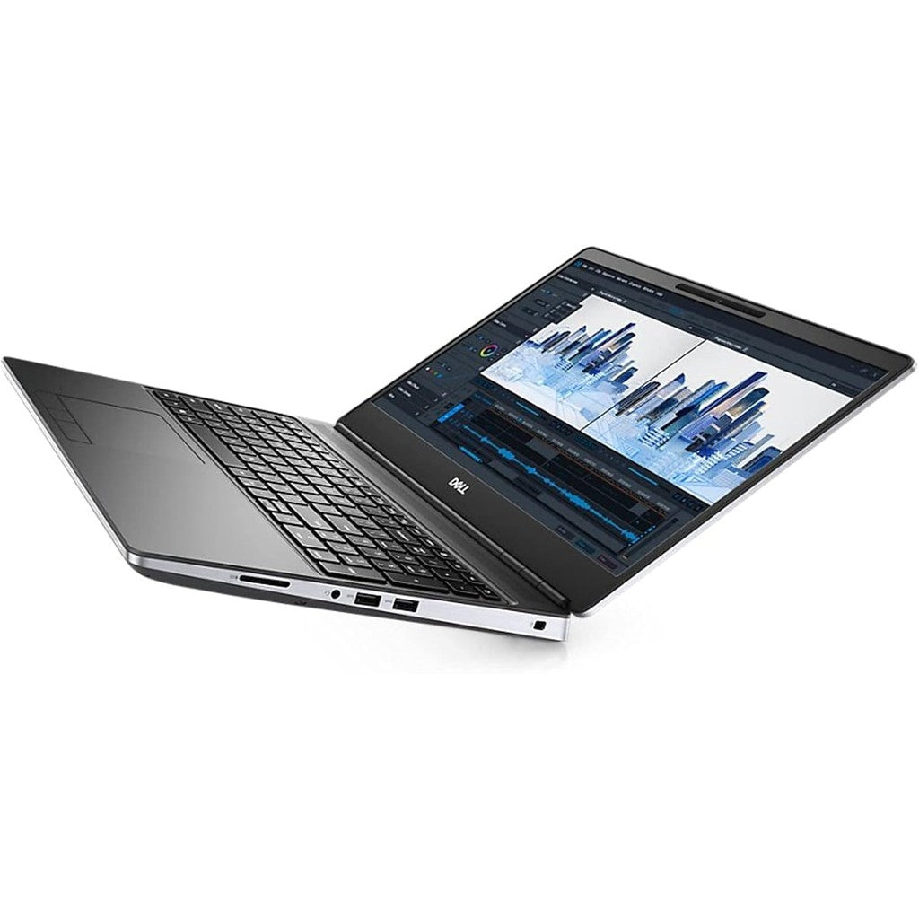 Dell Precision 7560 15.6 inch mobile workstation laptop 45 degree angle