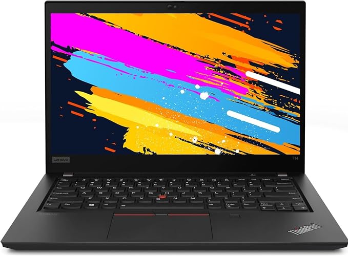 Lenovo ThinkPad T14 Gen 2 top-down keyboard and TrackPoint view