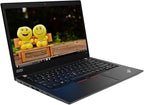 Lenovo ThinkPad T14 Gen 2 angled open view with display