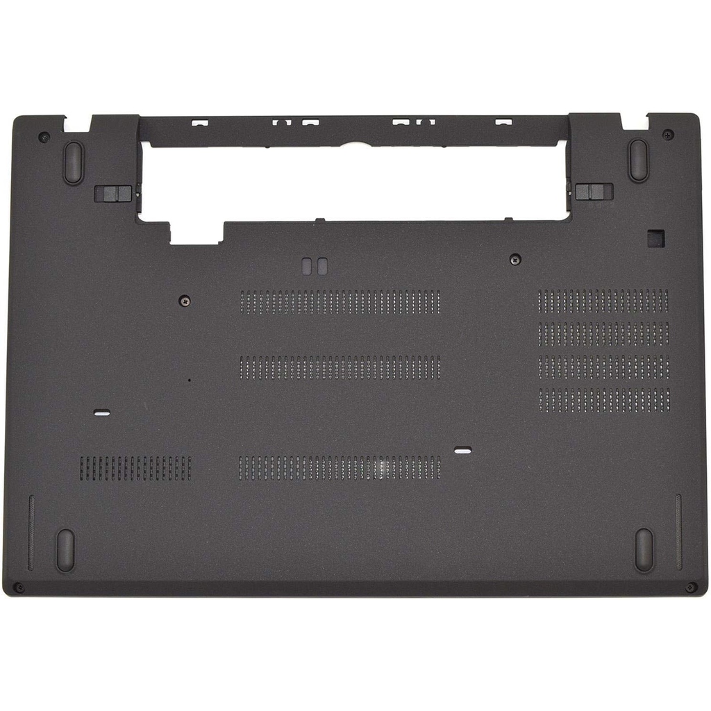 Lenovo ThinkPad T480 replacement bottom base cover exterior view showing ventilation grilles - part 01YR485 Canada