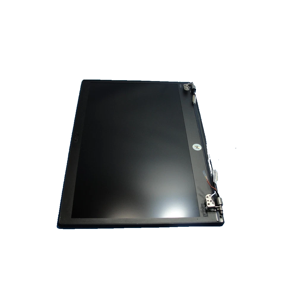 Lenovo T480s display assembly angled view hinges cables attached - ThinkPad screen parts Vaughan Ontario