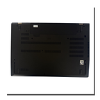 Lenovo ThinkPad T580 bottom case showing dual battery compartment and ventilation - refurbished laptop with 85% battery health guarantee