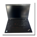 Refurbished Lenovo ThinkPad T580 15.6" FHD laptop open showing keyboard and display - Grade A condition - i5-8250U 16GB RAM 256GB SSD - Saddle Group Canada