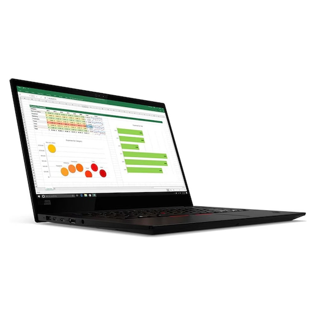 Lenovo ThinkPad X1 Extreme Gen 3 open view showing left side USB-C ports
