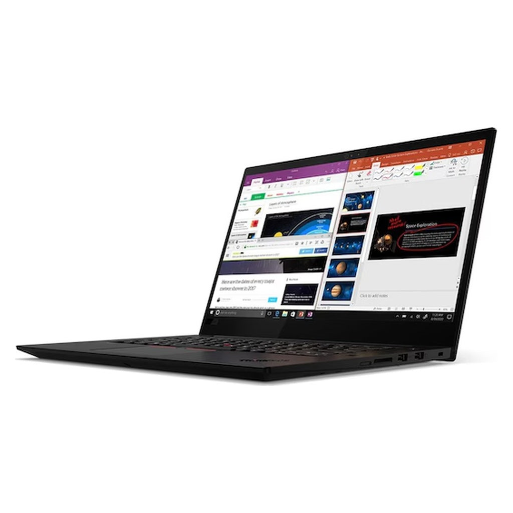 Lenovo ThinkPad X1 Extreme Gen 3 open view showing right side ports and SD card reader