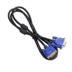 3ft VGA to VGA male to male monitor cable for laptop desktop and projector connections wrapped top down