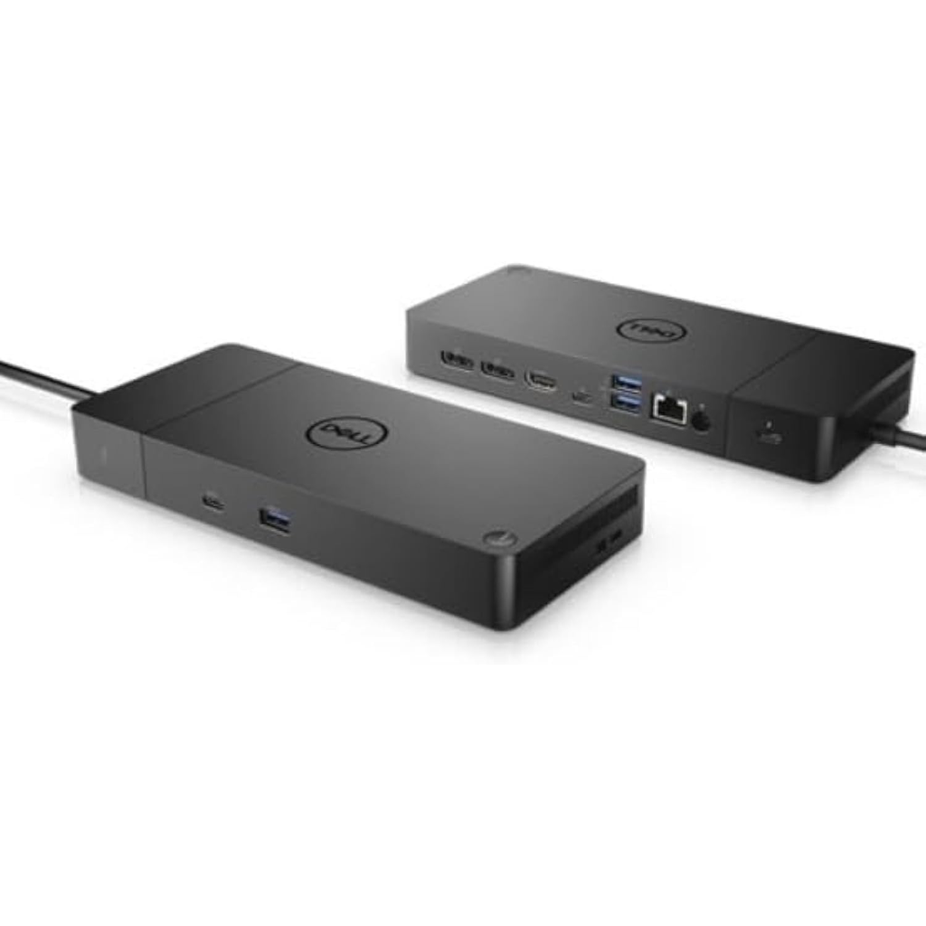 Dell WD19TBS Thunderbolt 3 docking station port diagram showing connectivity options - refurbished dock Canada
