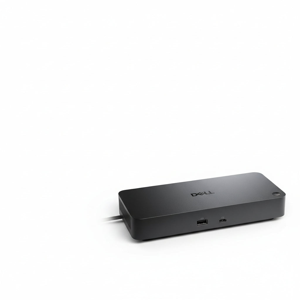 Dell Pro Dock WD25 USB-C docking station angled view