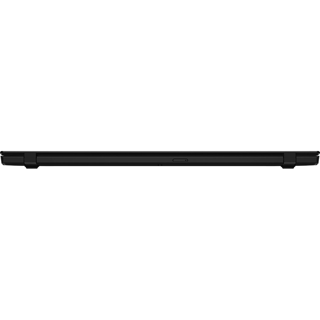Lenovo ThinkPad X1 Carbon Gen 8 laptop closed front edge view - slim chassis refurbished Canada Vaughan Ontario