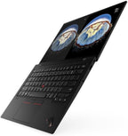 Lenovo X1 Carbon Gen 10 Black ThinkPad laptop open on a white background
