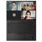 Lenovo ThinkPad X1 Carbon Gen 9 laptop open display and keyboard view