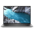 Dell XPS 15 9500 laptop front view with display on